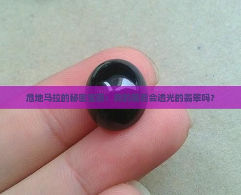 危地马拉的秘密宝藏：真的藏着会透光的翡翠吗？