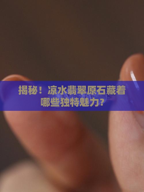 揭秘！凉水翡翠原石藏着哪些独特魅力？