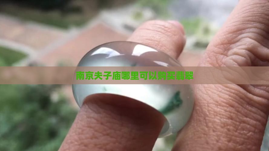 夫子庙有卖翡翠的么
