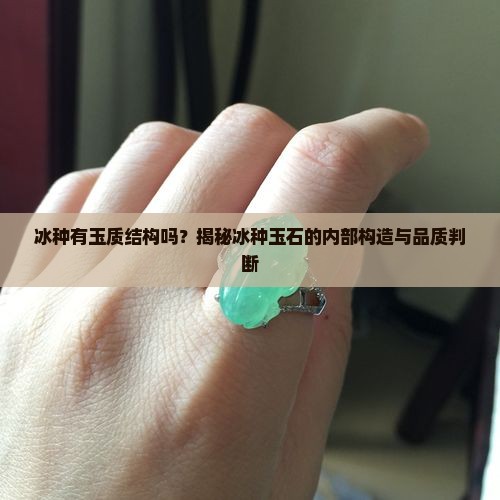 冰种有玉质结构吗