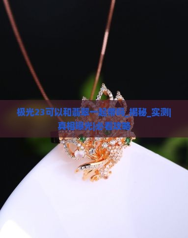 极光23可以和翡翠一起带吗