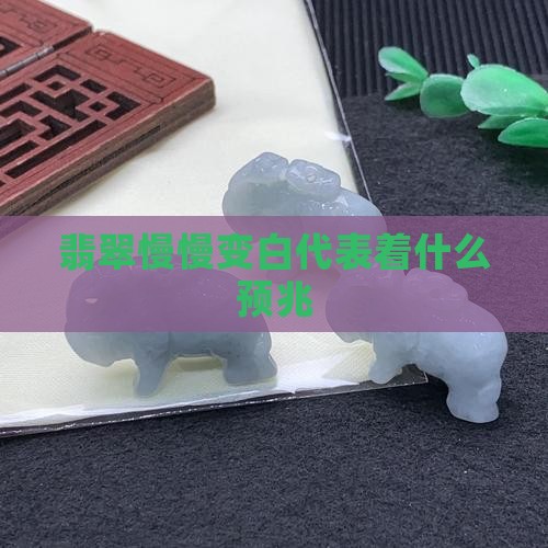 翡翠慢慢变白代表着什么预兆