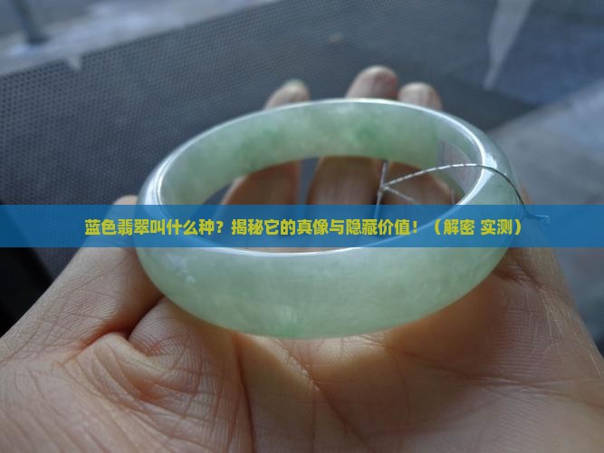 蓝色翡翠叫什么种