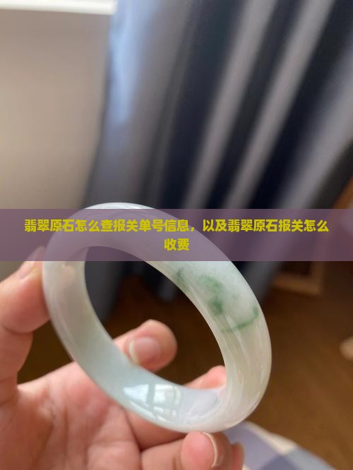 翡翠原石怎么查报关单号信息