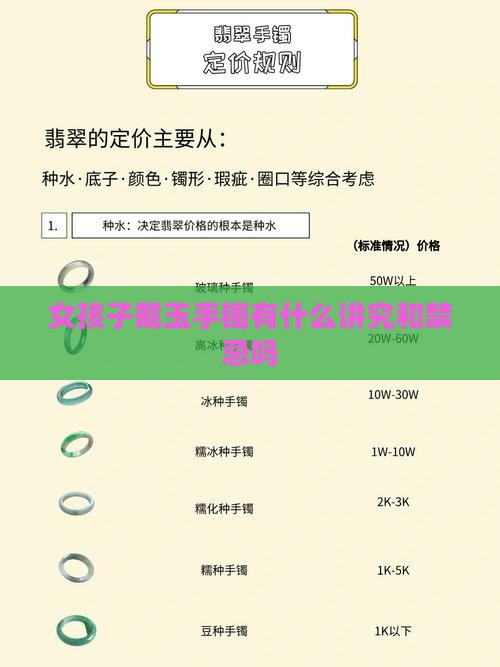 女孩子戴玉手镯有什么讲究和禁忌