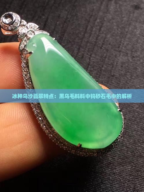 高冰种黑乌沙翡翠原石特点