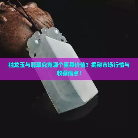独龙玉与翡翠究竟哪个更具价值？揭秘市场行情与收藏痛点！