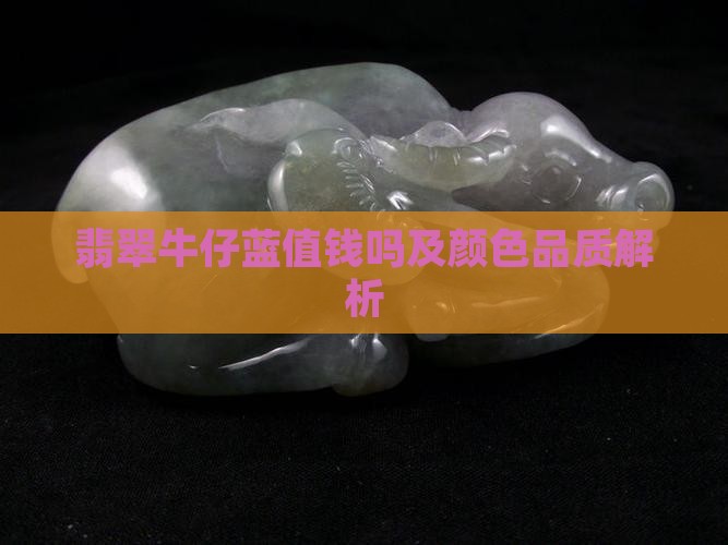翡翠牛仔蓝值钱吗及颜色品质解析