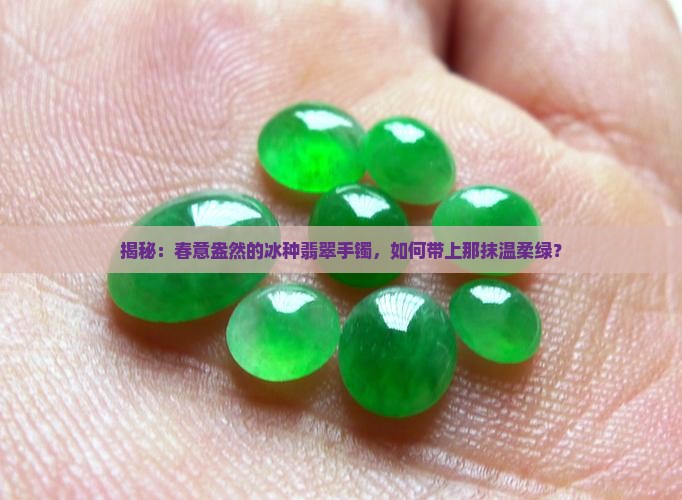 揭秘：春意盎然的冰种翡翠手镯，如何带上那抹温柔绿？