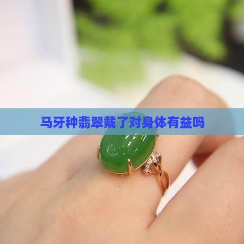 马牙种翡翠戴了对身体有益吗