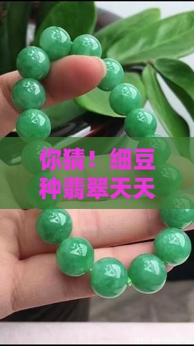 你猜！细豆种翡翠天天戴着它会变亮吗？