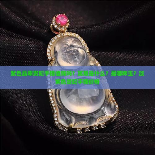紫色翡翠贵妃手镯值钱吗？寓意是什么？是哪种玉？淡紫色贵妃手镯价格