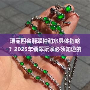 瑞丽四会翡翠种和水指的是什么