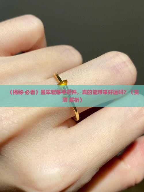 翡翠貔貅手把件墨翠