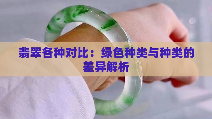 翡翠各种对比