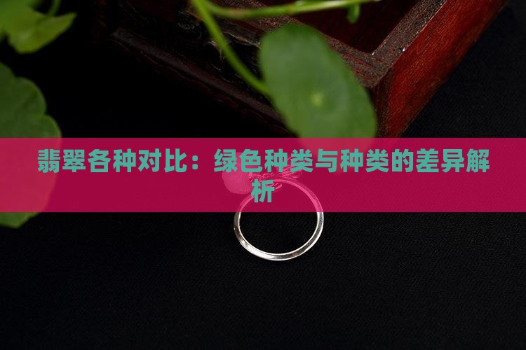 翡翠各种对比