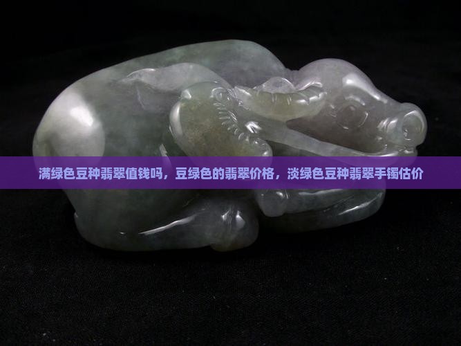 满绿色豆种翡翠值钱吗