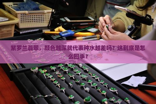 翡翠紫罗兰色越深种水差好吗