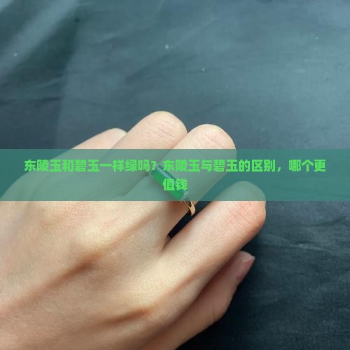 东陵玉和碧玉一样绿吗