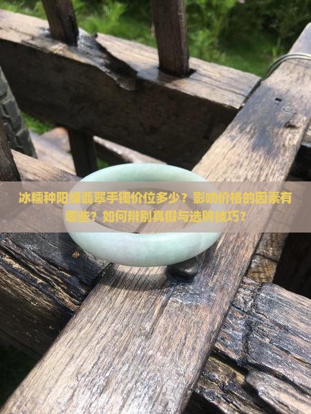 冰糯种阳绿翡翠手镯价位
