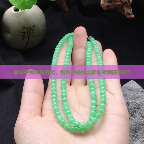 翡翠手镯白月光一般什么种
