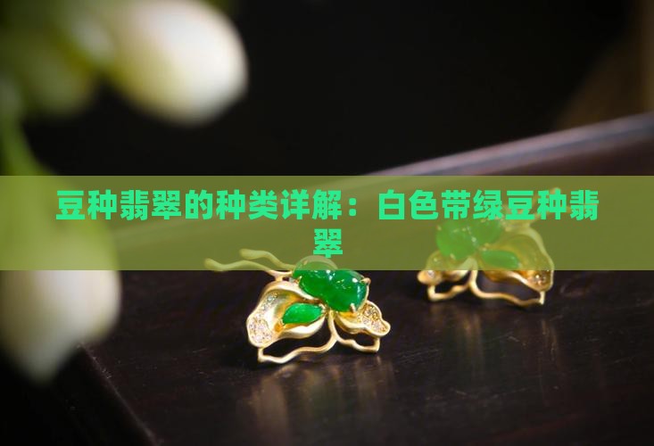 白色带绿豆种翡翠