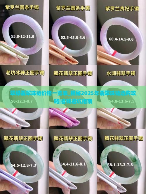 翠绿翡翠珠链价格一览表