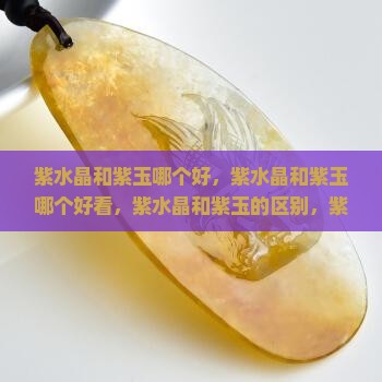 紫水晶和紫玉哪个好