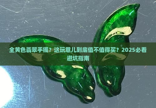 全黄色翡翠手镯