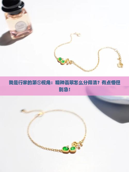 我是行家的第①视角：糯种翡翠怎么分得清？有点懵但别急！