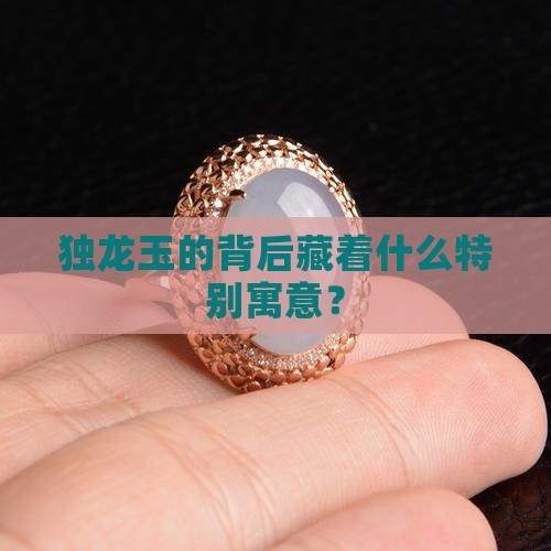 独龙玉寓意