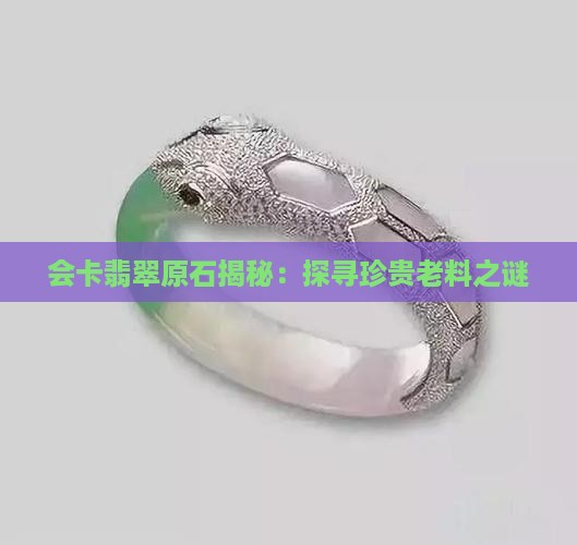 翡翠原石会卡老料