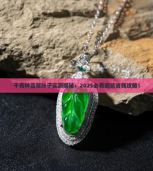 干青种翡翠叶子