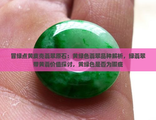 冒绿点黄皮壳翡翠原石