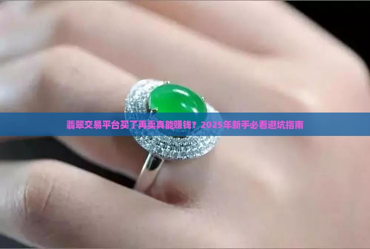 翡翠交易平台买了再卖能挣钱吗安全吗