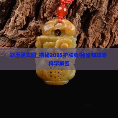 冰玉晒太阳