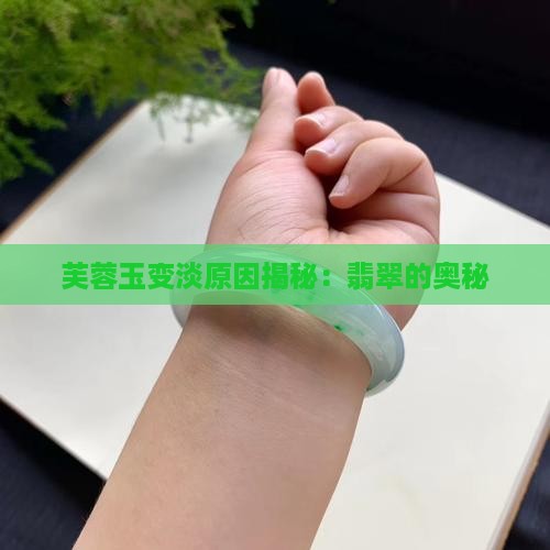 芙蓉玉为何会变淡