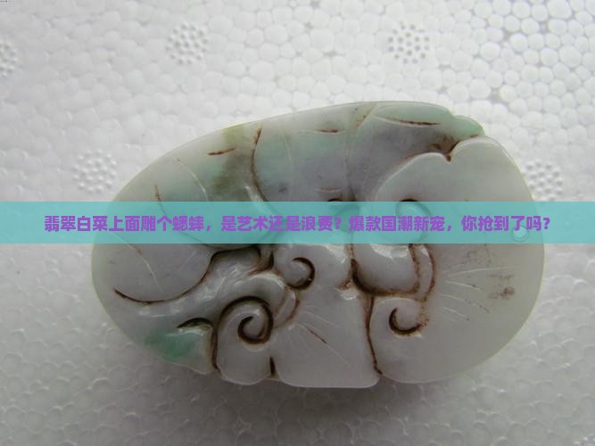 翡翠白菜上面雕个蟋蟀