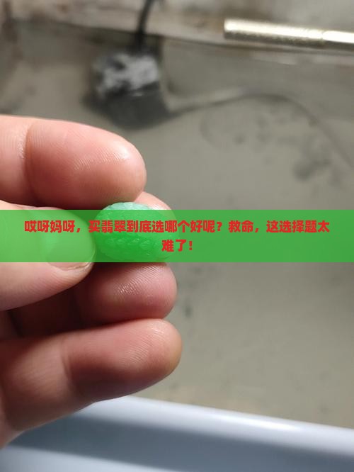 翡翠哪个好点