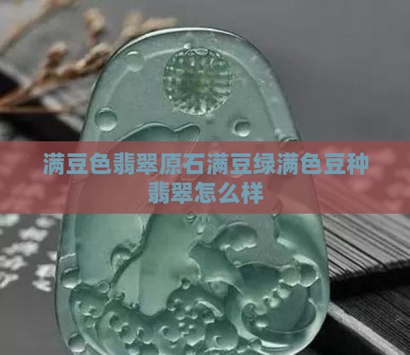 满豆色翡翠原石