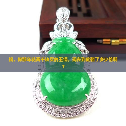 20年前2000多买的玉镯现在值多少钱