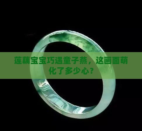 玉调莲藕童子燕子
