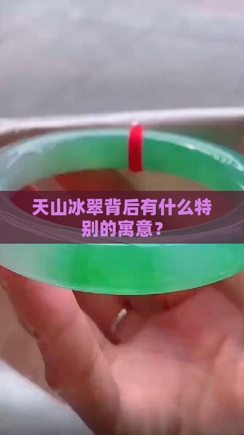 天山冰翠寓意