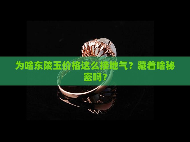 东陵玉为什么那么便宜