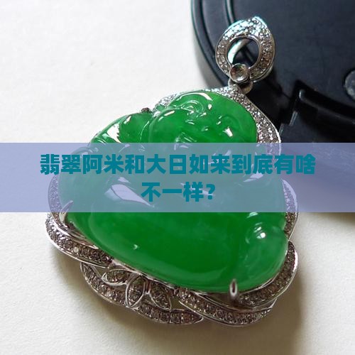 翡翠阿米和大日如来怎么分辨