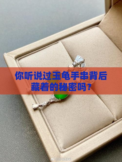 玉龟手串意义