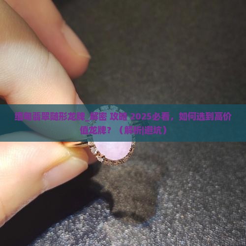 缅甸翡翠随形龙牌 缅甸翡翠随形龙牌