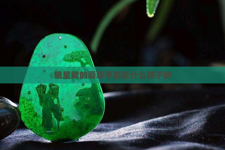 明星戴的玉镯是什么牌子的