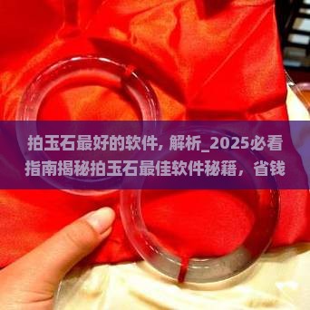 拍玉石最好的软件