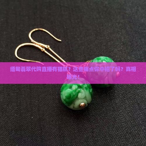 缅甸翡翠代购直播猫腻